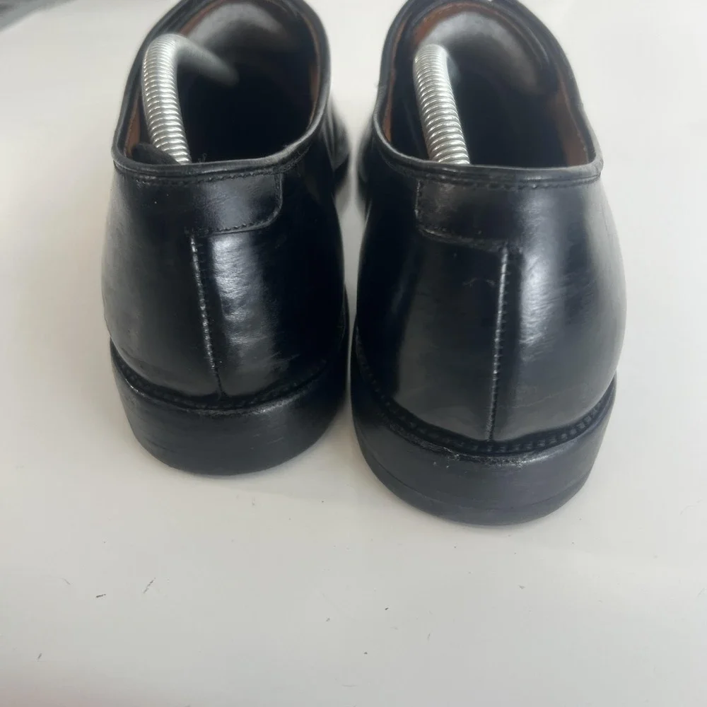 Allen Edmonds Delray Shoes Mens 11.5‎ A Black Leather Split Toe Dress